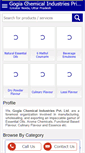 Mobile Screenshot of gogiachemical.com